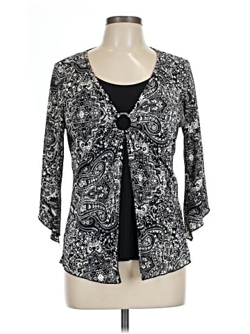 Brittany Black 3/4 Sleeve Blouse (view 1)
