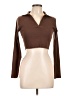 Zara Brown Long Sleeve Top Size L - photo 1