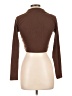 Zara Brown Long Sleeve Top Size L - photo 2