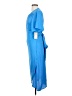 Halogen 100% Polyester Blue Casual Dress Size S - photo 5