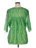 MICHAEL Michael Kors 100% Polyester Green 3/4 Sleeve Blouse Size 1X - photo 2