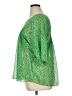 MICHAEL Michael Kors 100% Polyester Green 3/4 Sleeve Blouse Size 1X - photo 5
