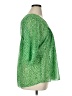 MICHAEL Michael Kors 100% Polyester Green 3/4 Sleeve Blouse Size 1X - photo 4