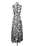 MSK 100% Rayon Print Silver Casual Dress Size S - photo 2