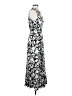 MSK 100% Rayon Print Silver Casual Dress Size S - photo 4