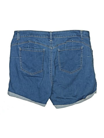 Wax Jean Denim Shorts (view 2)