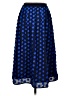 J.Crew 100% Cotton Polka Dots Blue Formal Skirt Size 0 - photo 2