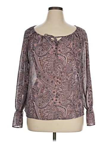Apostrophe Long Sleeve Blouse (view 1)