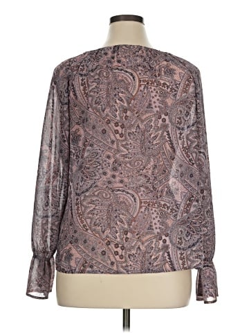 Apostrophe Long Sleeve Blouse (view 2)