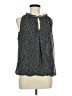 Max Studio 100% Polyester Black Sleeveless Blouse Size M - photo 1
