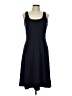 Ann Taylor Solid Blue Casual Dress Size 10 (petite) - photo 1