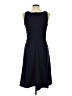 Ann Taylor Solid Blue Casual Dress Size 10 (petite) - photo 2