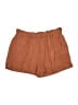 Double Zero Solid Brown Shorts Size L - photo 1