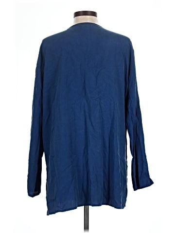 MELROSE STUDIO 3/4 Sleeve Silk Top (view 2)