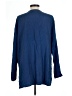 MELROSE STUDIO 100% Silk Blue 3/4 Sleeve Silk Top Size L - photo 2
