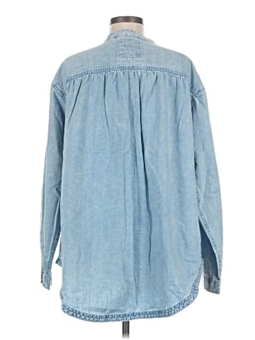 Aerie Long Sleeve Button-Down Shirt (view 2)
