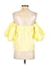 Milly Yellow 3/4 Sleeve Blouse Size P (petite) - photo 2