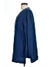 MELROSE STUDIO 100% Silk Blue 3/4 Sleeve Silk Top Size L - photo 5