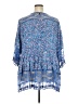 Roaman's 100% Rayon Blue Long Sleeve Blouse Size 30 - photo 2