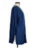MELROSE STUDIO 100% Silk Blue 3/4 Sleeve Silk Top Size L - photo 4