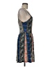Deb Paisley Blue Cocktail Dress Size M - photo 4