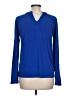 MICHAEL Michael Kors Blue Long Sleeve Blouse Size L - photo 2
