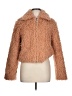ASOS 100% Polyester Tan Faux Fur Jacket Size 10 - photo 1