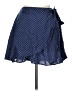 Forever 21 100% Rayon Polka Dots Blue Casual Skirt Size L - photo 1