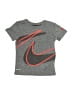 Nike 100% Polyester Gray Active T-Shirt Size 5 - photo 1