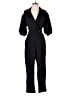 Ann Taylor LOFT 100% Lyocell Solid Black Jumpsuit Size 4 Petite - photo 1
