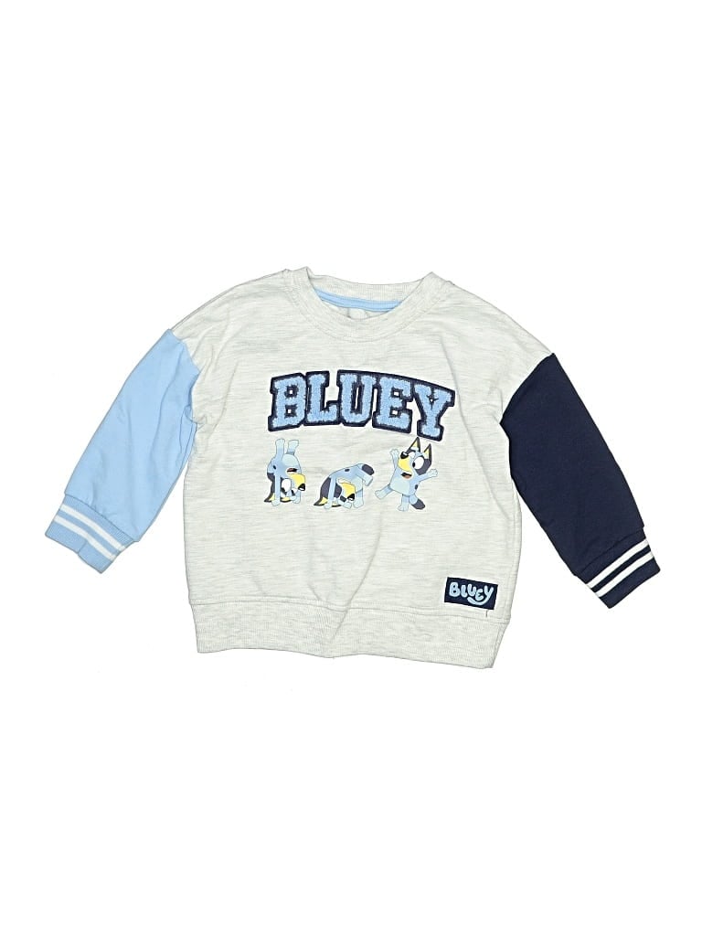 Pre-owned Bluey Kids' Pullover Sweater In Blue