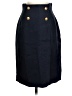 Ann Taylor 100% Linen Blue Formal Skirt Size 4 - photo 1