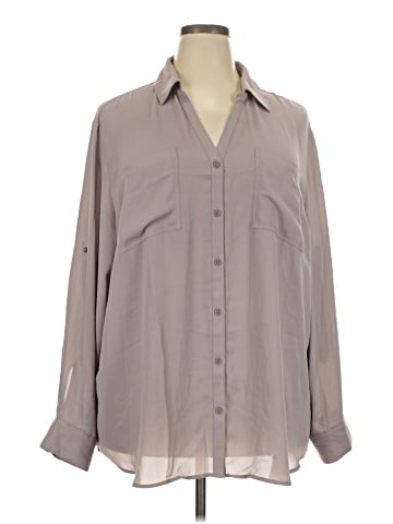 Maurices Long Sleeve Blouse (view 1)