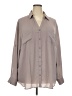 Maurices 100% Polyester Gray Long Sleeve Blouse Size 3X - photo 1