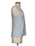 Sigrid Olsen Blue Silver Sleeveless Top Size S - photo 4