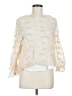 Fab'rik 100% Polyester Ivory 3/4 Sleeve Blouse Size L - photo 1