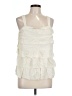 Halogen 100% Silk Ivory Sleeveless Silk Top Size L - photo 1