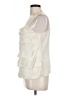 Halogen 100% Silk Ivory Sleeveless Silk Top Size L - photo 5