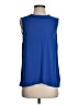 J.Crew 100% Polyester Blue Sleeveless Blouse Size 4 (tall) - photo 1