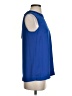 J.Crew 100% Polyester Blue Sleeveless Blouse Size 4 (tall) - photo 4