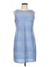 Eliza J 100% Polyester Blue Casual Dress Size 12 (petite) - photo 1
