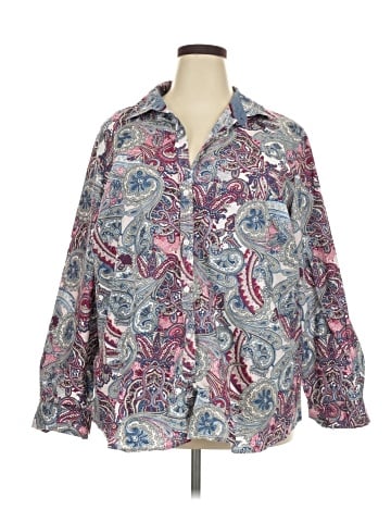 Charter Club 3/4 Sleeve Button-Down Shirt (view 1)