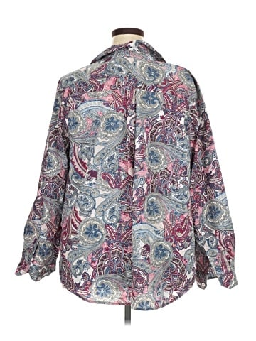 Charter Club 3/4 Sleeve Button-Down Shirt (view 2)