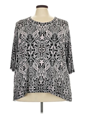 Jones & Co 3/4 Sleeve Blouse (view 1)