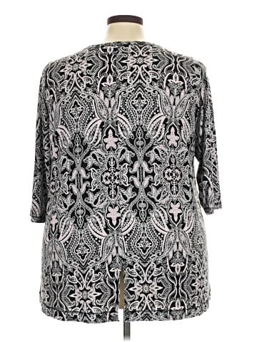 Jones & Co 3/4 Sleeve Blouse (view 2)