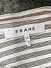 FRAME Stripes Silver Short Sleeve Blouse Size S - photo 7