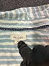 Pilcro Stripes Blue Long Sleeve Button-Down Shirt Size M - photo 7