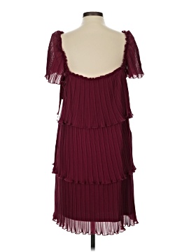 dkny cocktail dresses by Donna Karan Scuba Crepe Short Sleeve A-Line Midi Dress, Womens, 16, Marine Short Sleeve DKNY Women's Semi-Formal Cocktail &