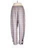 Stylewe Plaid Gray Casual Pants Size L - photo 2