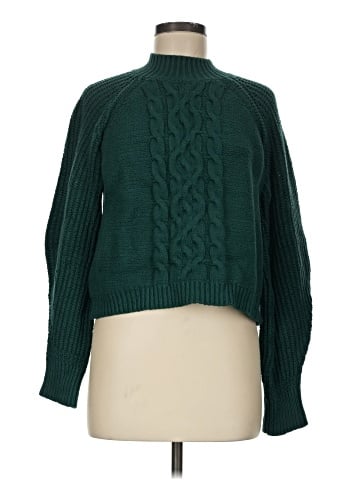 Blue Rain Turtleneck Sweater (view 1)